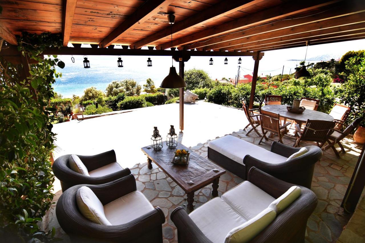 Blue Bay View - Beach House Vathirrevma Extérieur photo