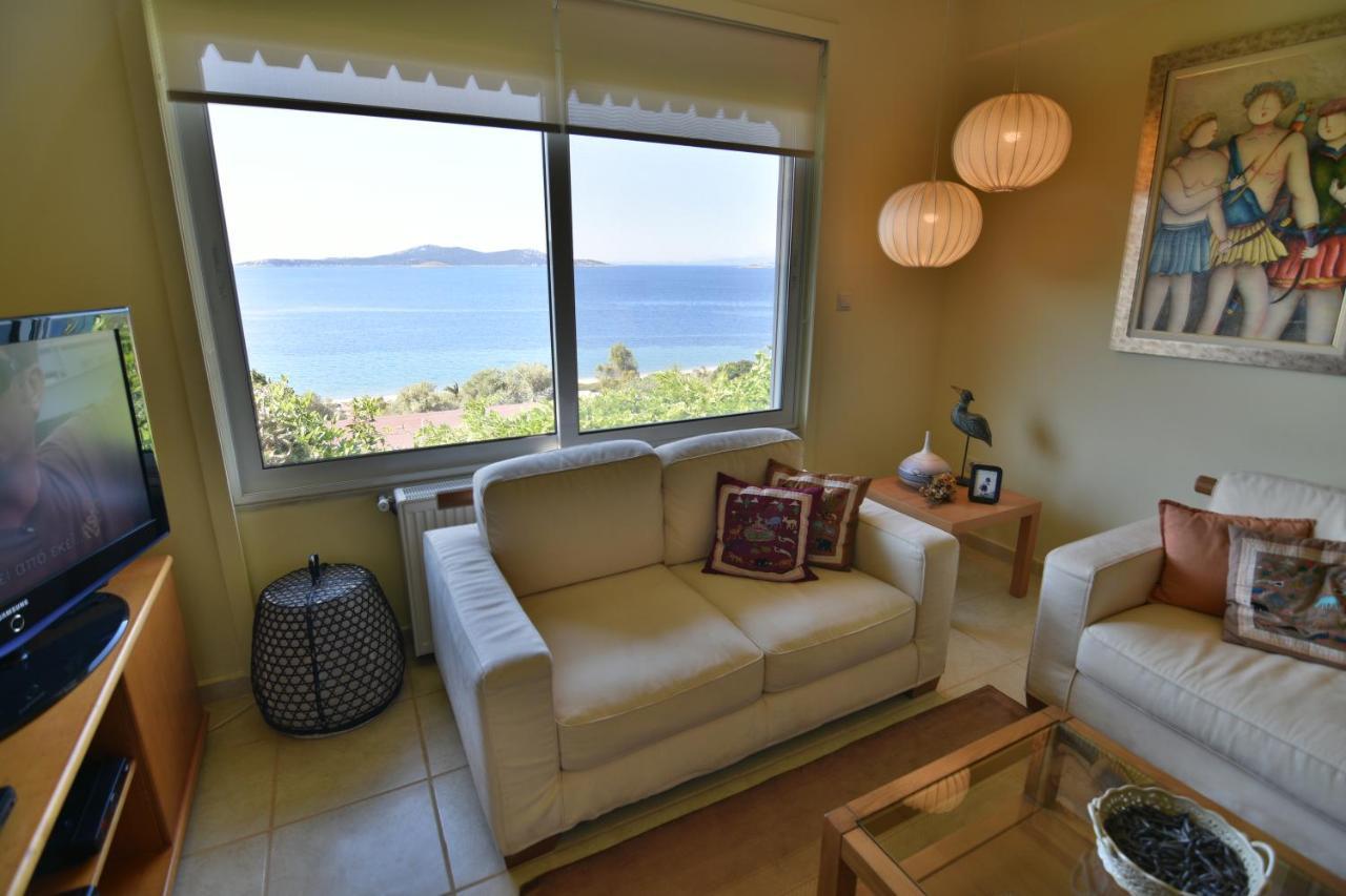 Blue Bay View - Beach House Vathirrevma Extérieur photo