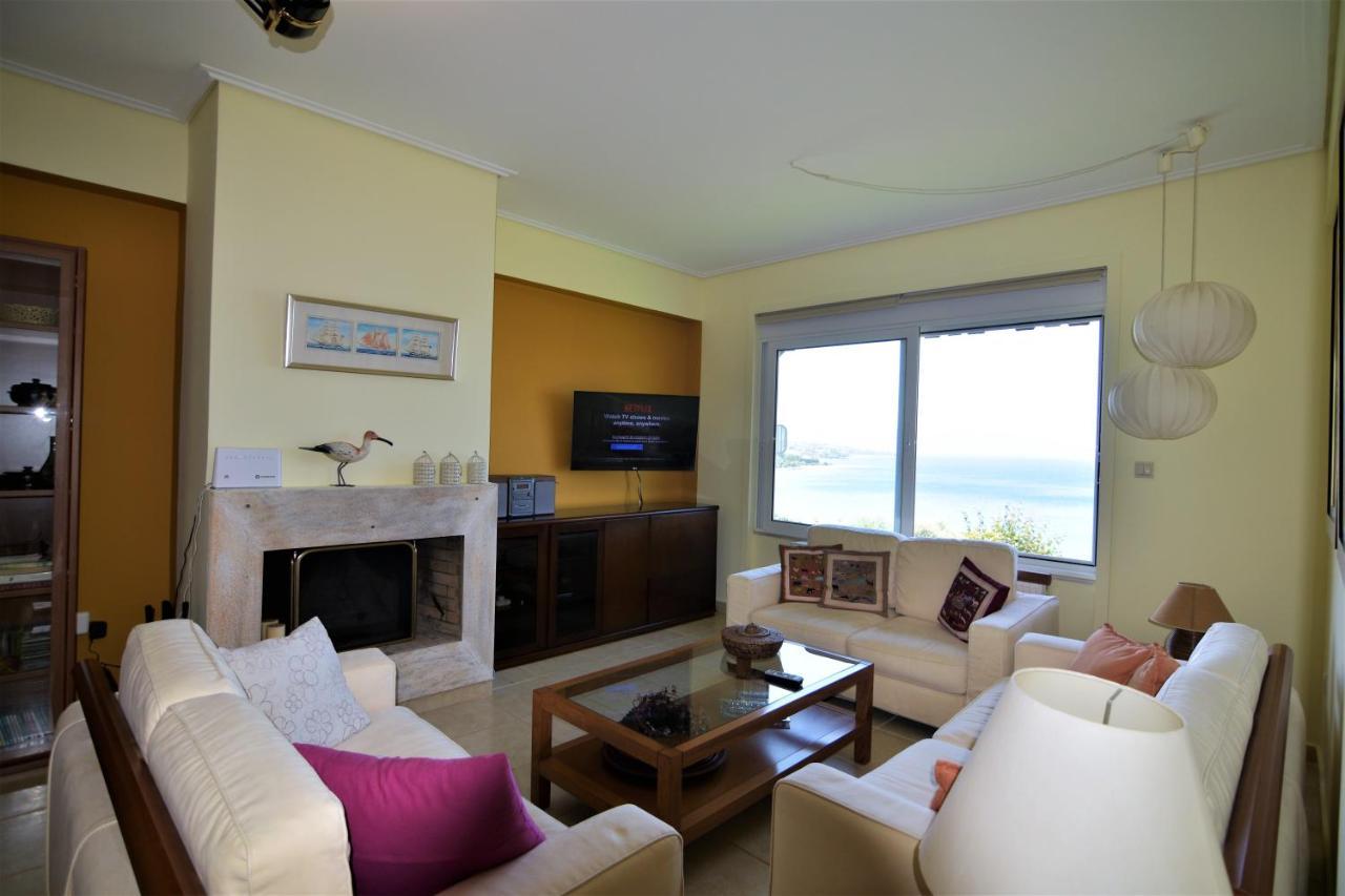 Blue Bay View - Beach House Vathirrevma Extérieur photo