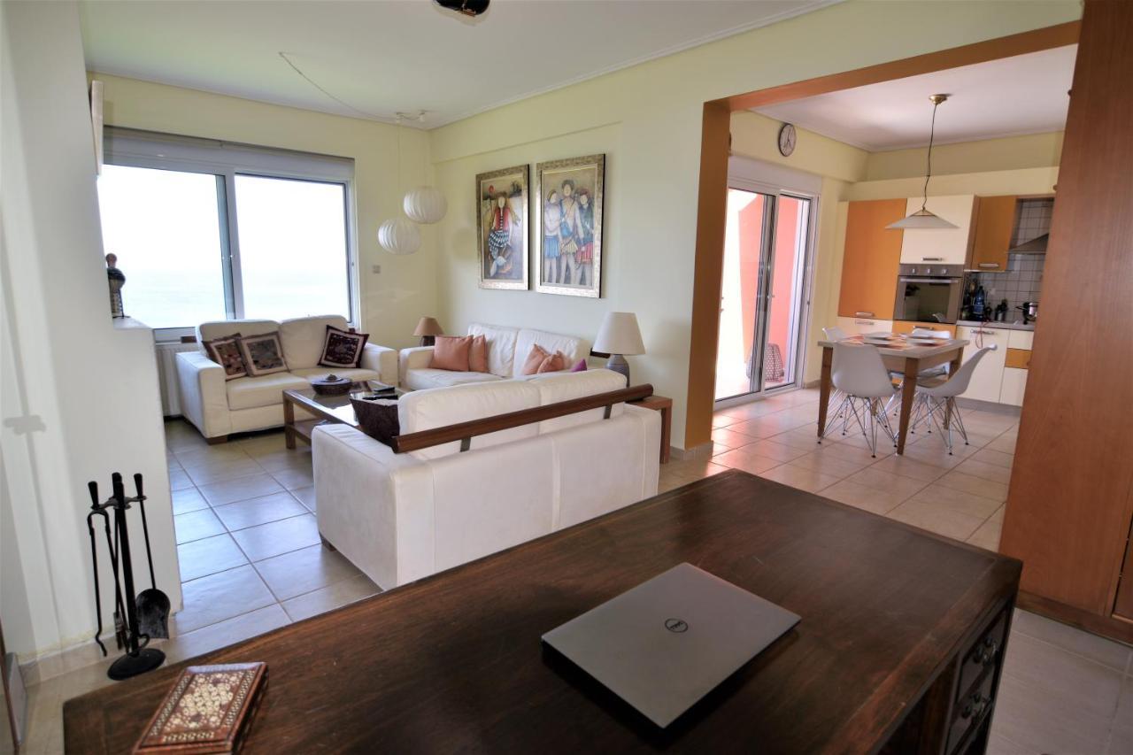 Blue Bay View - Beach House Vathirrevma Extérieur photo